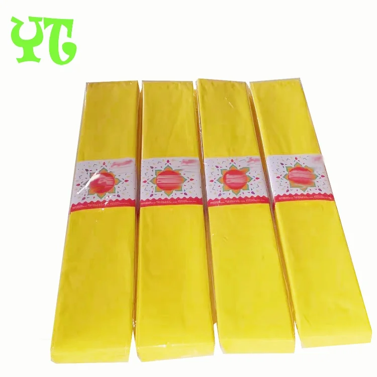 High Quality Control Colored Sterilization Kraft Exam Handwork Originality Table Crepe Paper Roll
