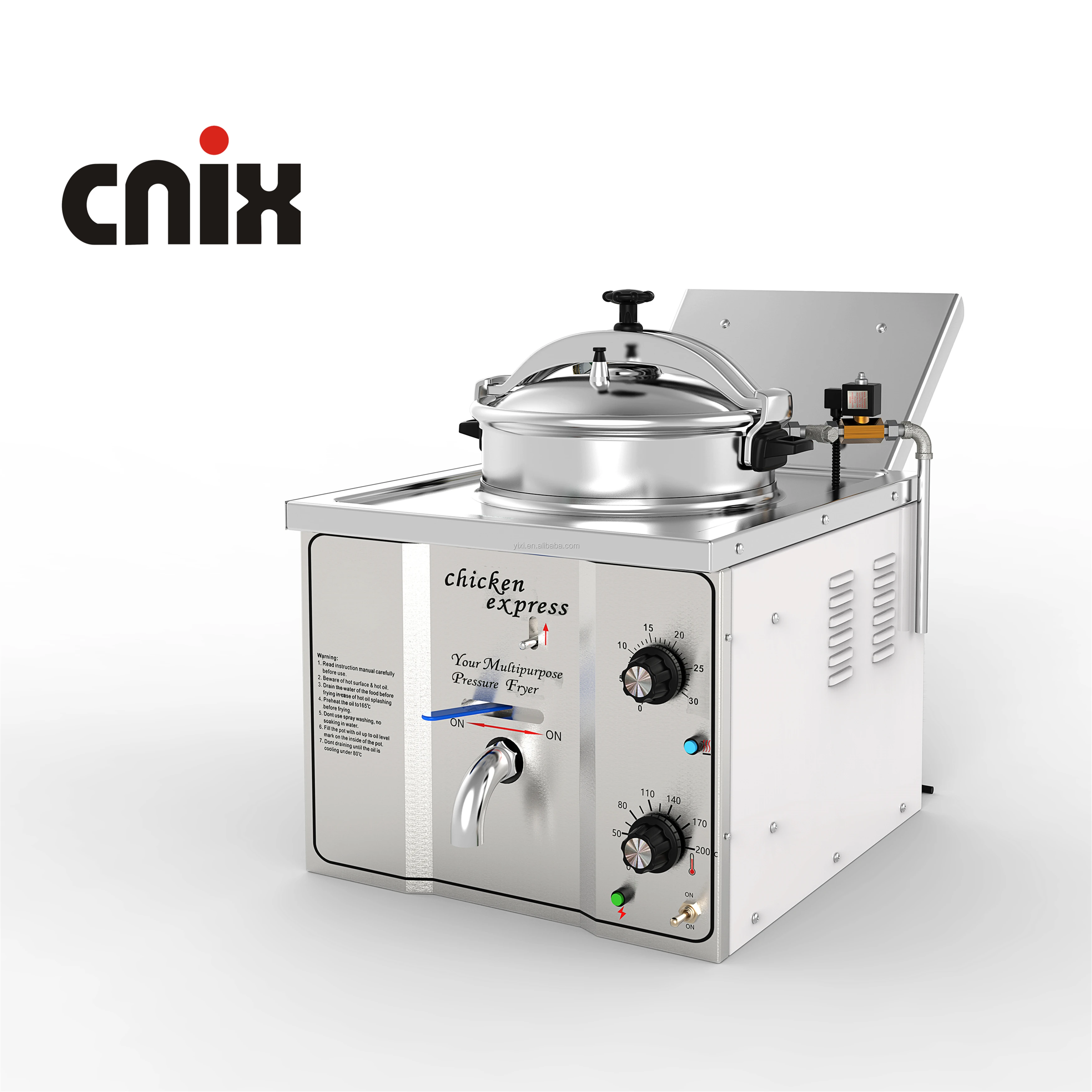 Индустриальная mdxz-16 фритюрница Cnix газовая или электрическая машина под давлением