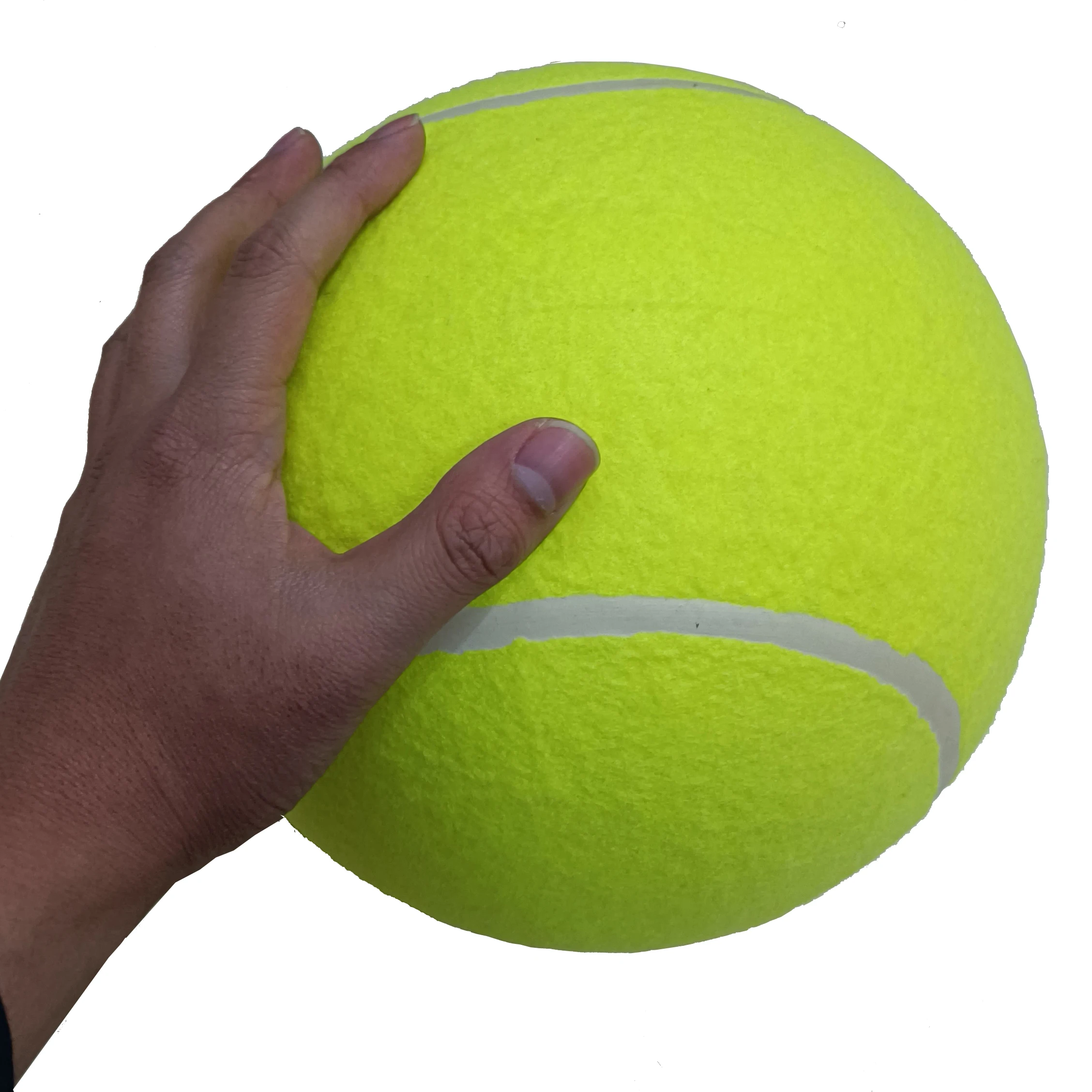 Custom printing logo Inflate big size Jumbo signature 9.5 inches tennis ball