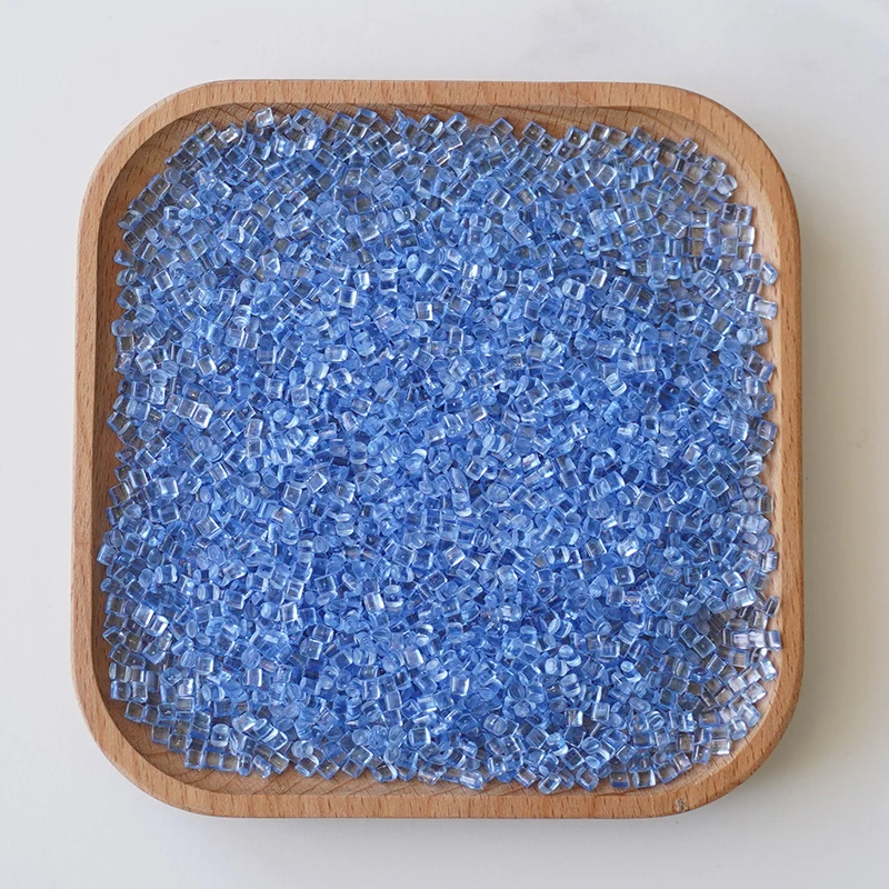 PC 740 granules Pc plastic granules polycarbonate resin light blue for water bottles polycarbonate virgin Pc raw material g