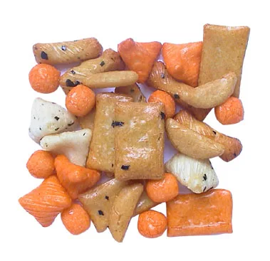 Популярный производитель рисовых крекеров Senbei смешанный рисовый крекер зерновая закуска