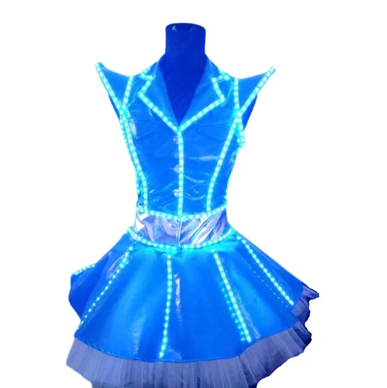 Sexty women  nightclub led dress/ new led ladies dress for sale /led luminous prom dresses