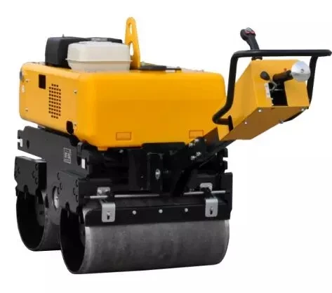 ROADWAY walk behind mini road roller double drum hydraulic vibratory road rollerB CE ISO