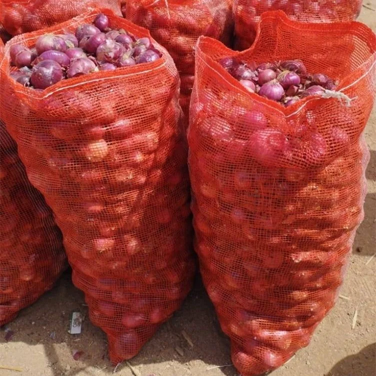 Manufacturer price 50*80 red onion PP mesh bag for fruits vegetable package