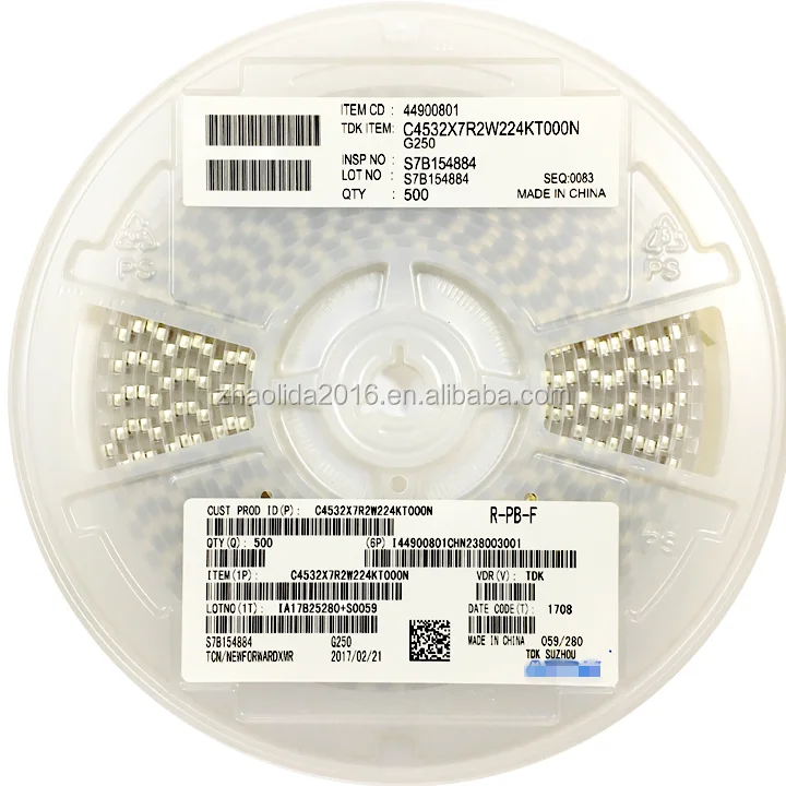 MLCC 2220 107M 6.3V 10V 100UF 20%  C5750X5R1A107M   C5750X5R0J107M  Original SMD Ceramic Capacitor New