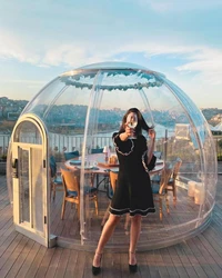 Popular Smart Star Room Polycarbonate Dome Tent Hotel Transparent Prefab Dome House