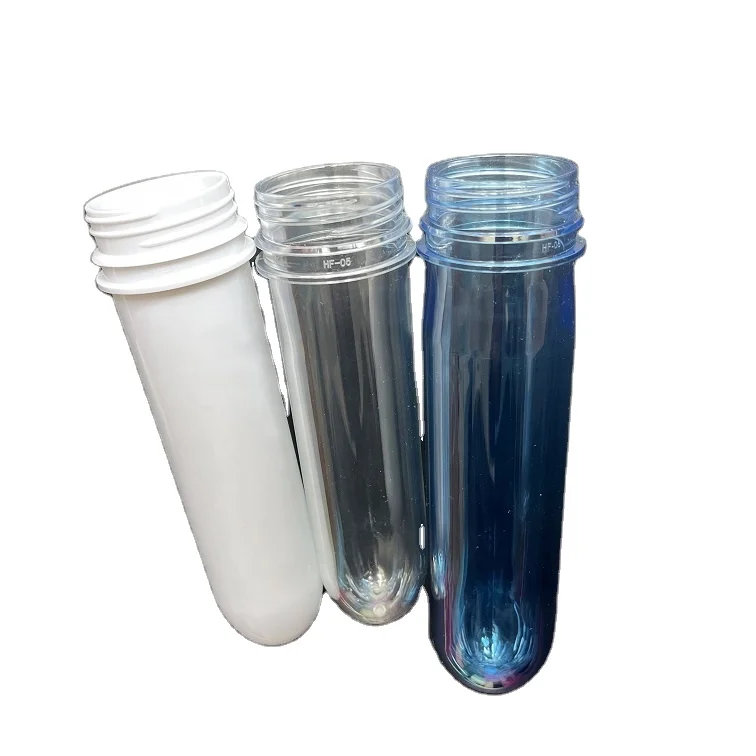 Supply 45mm throat weighing 90g 95g 100g 105g 110g 120g 130g preform for the manufacture of PET bottle