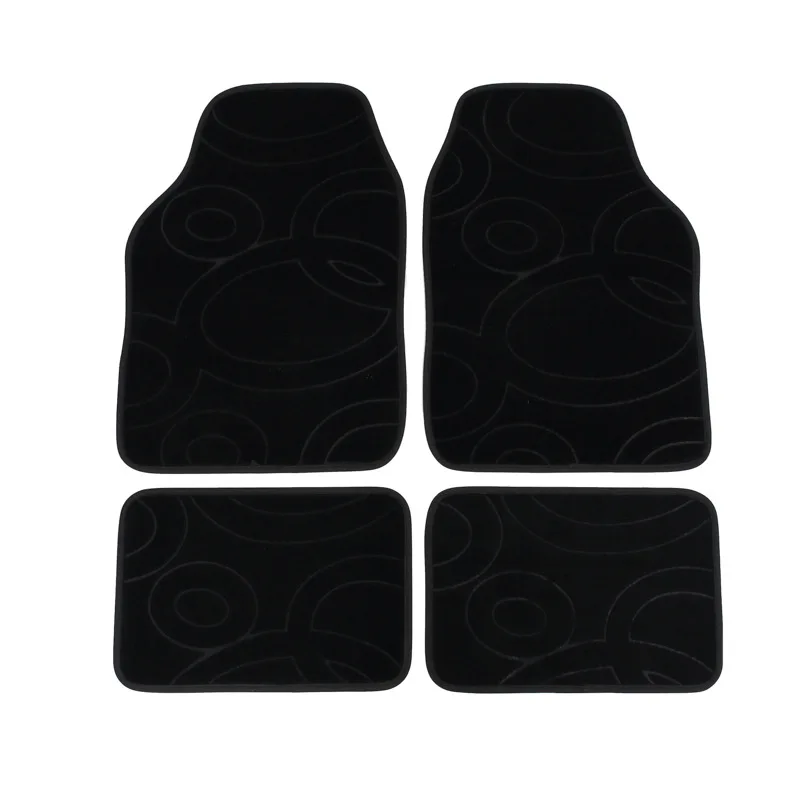Hot Sale Waterproof And  Resistant Custom Leather Car Mats 4 Pieces Car Floor Mat  For 99% Of The Cars