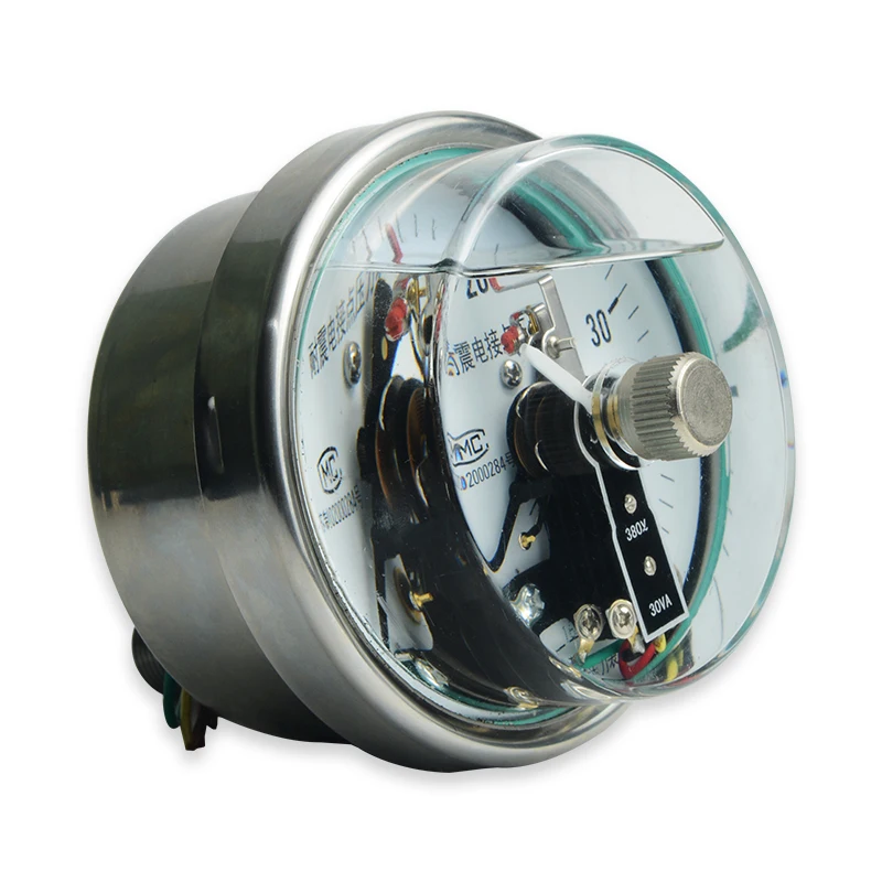 High quality  304 case IP65 stainless steel  electrical contact   pressure gauges manufacture