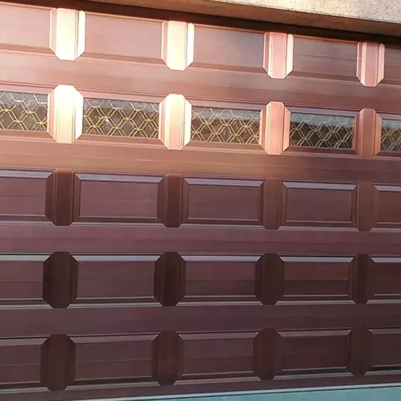 JST Durable Residential Exterior Chinese Manufacturer Of 28 Years Focus Electric Garage Sectional Steel Door