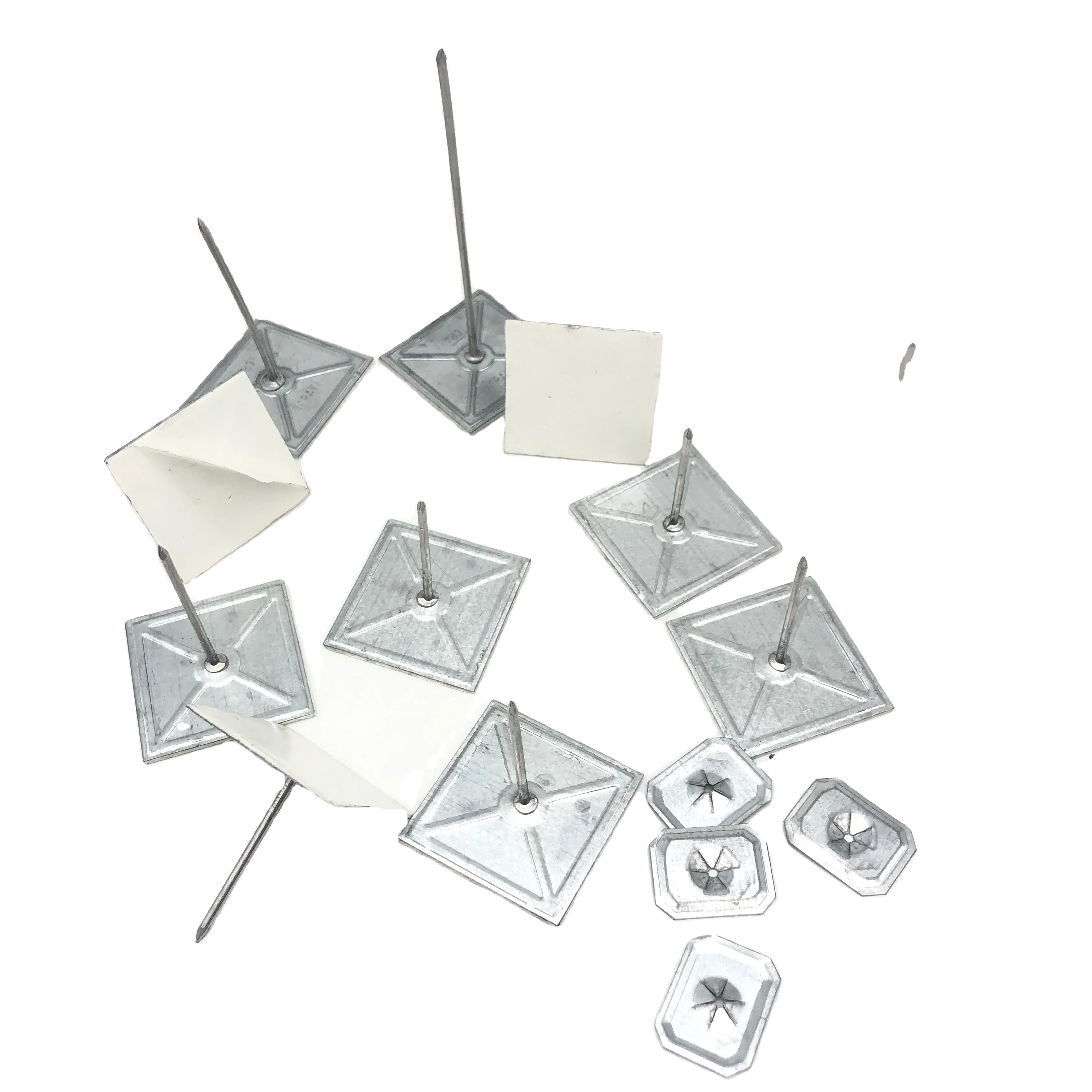 Квадратные форменные липкие самоклеющиеся прямоугольник воздуховод детали изоляции сцепление Pin-код