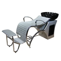 QFP-SB09 Salon Portable Shampoo Sink Hair Bed Hairdresser Washbas Shampoo Bed And Massage Bed