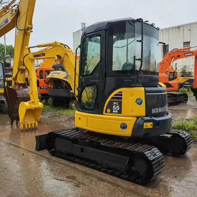 Японский оригинальный использованный мини Komatsu PC 50 55 MR экскаватор низкая цена для продажи