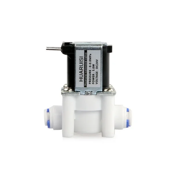 Пищевой 12v 24v 110v 220v мини пластиковый Соленоидный клапан воды