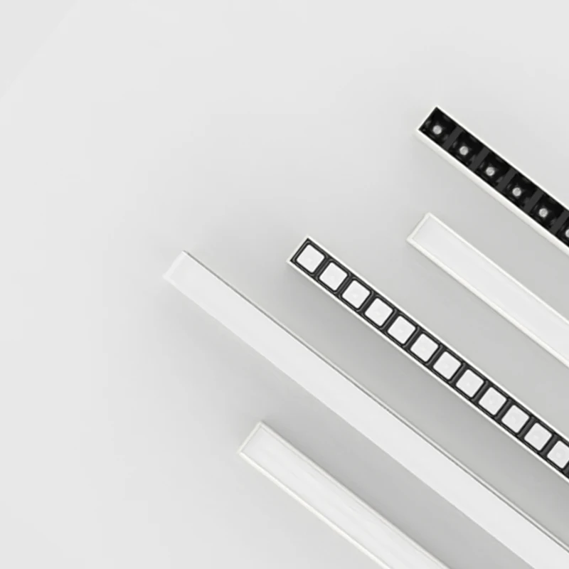 Высококачественный 2 10 Вт подвесной от бухты 3 современный аккумулятор Освещение для квартиры алюминиевый профиль потолок гипсовый Светодиодный линейный светильник