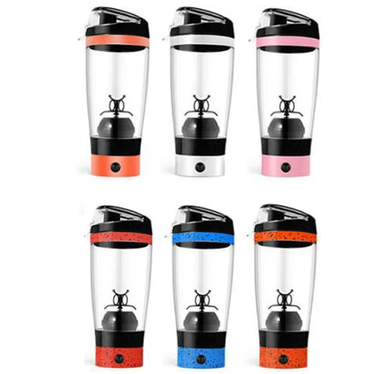 2023 Rechargeable Portable USB Protein Shaker Electric 450ml Magnetic Power Bottle Mixer