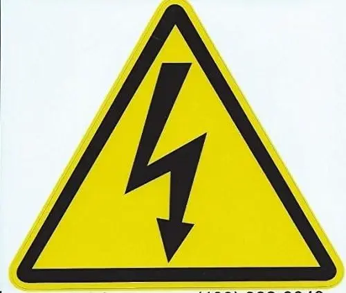 Custom Private PVC Adhesive Shipping Package Do Not Touch No Smoking Signs High Temperature Danger Warning Reflective Stickers