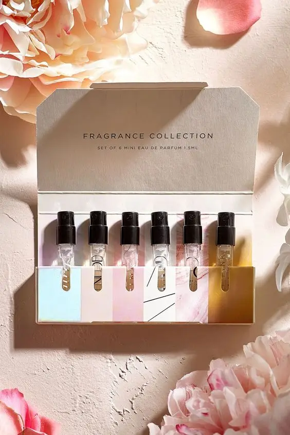 Factory Custom Eco-Friendly 3ml & 10ml Perfume Bottle Packaging Cosmetic Oil Bottle Packaging Perfume Sample Sets Paper Packing