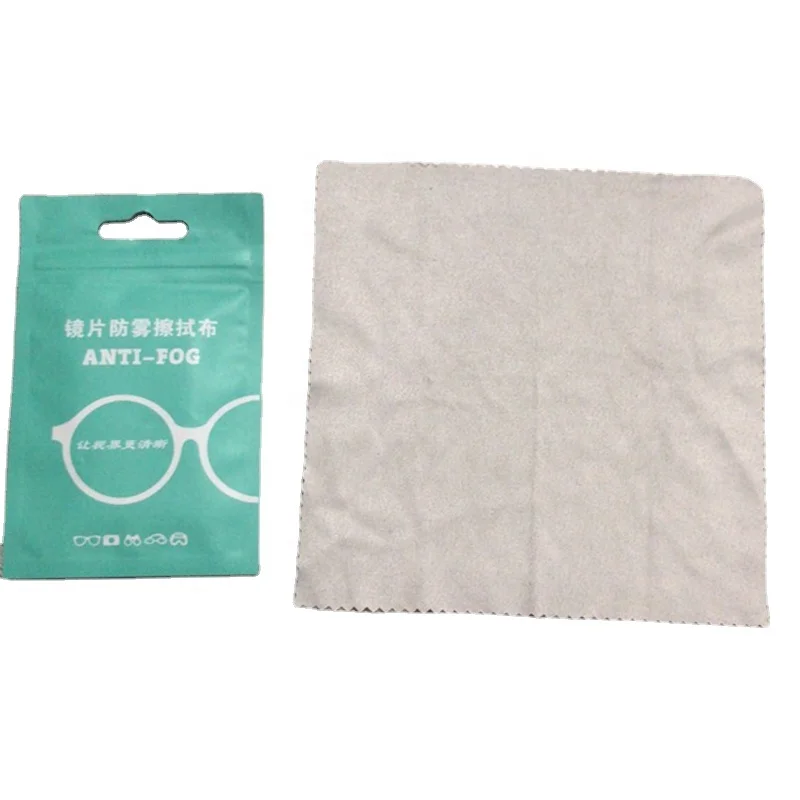 Best Selling Economical Reusable Dry Super Anti Fog Microfiber Antifog Cloth Eyeglass Cleaner Dry Anti-fog Glasses Cloth