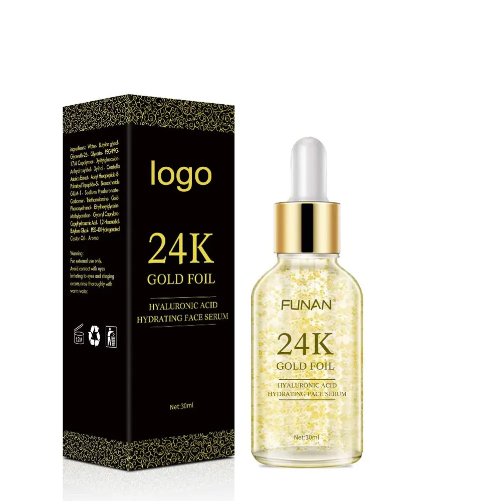 (Разработанно специально для заказчика)/поо (производство оригинального частная марка высокого качества жидкая отбеливающая органический натуральный ампула коллаген 24к золото Сыворотка для ухода за кожей лица