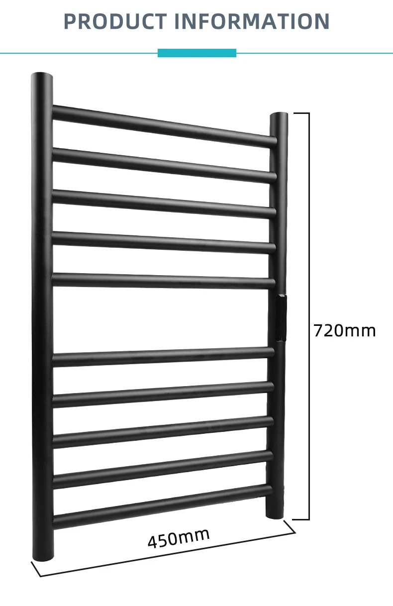 Electric Towel Rack Bathroom Towel Drying Rack Heating Towel Storage Rack Household Intelligent Constant Temperature Heating Rod