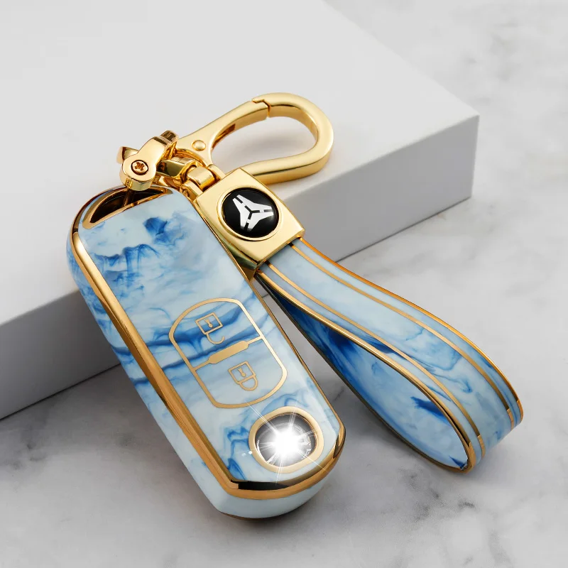 6 Colors TPU Remote Key Cover Case for Mazda 3 5 6 CX3 CX5 CX7 MX5 Car Keys