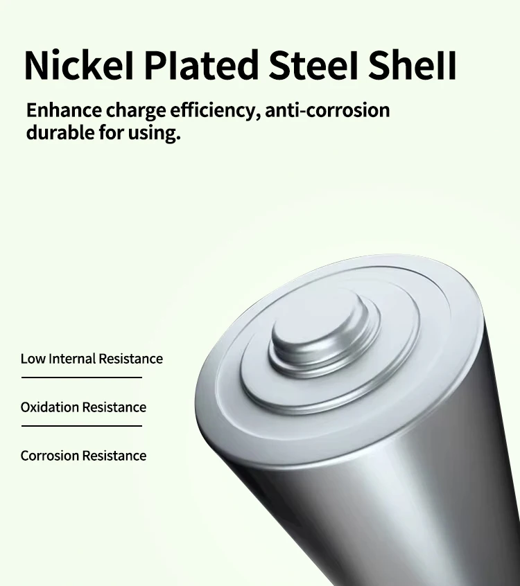 Jieyo 1.2v NIMH Battery AA Size 2500mah 2600mah NI-MH Rechargeable Batteries Cell Customized Nickel Metal For Toy