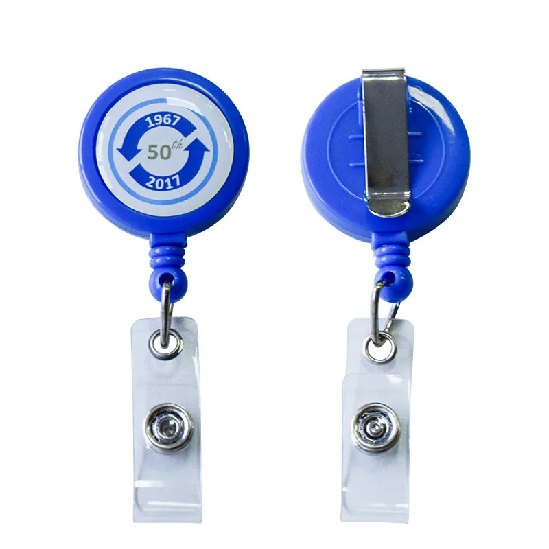Bestom Customized Retractable Nurse Badge Reel YOYO ID Reel Badge Holder Accessories