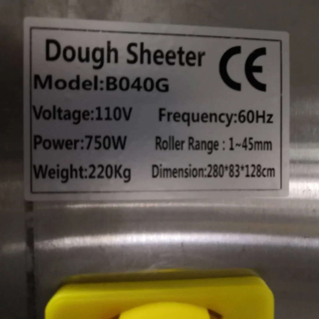 
Vertical Professional Electric Pastry Bread Dough Sheeter Kneader Bakery Laminator laminoir Making Machine 