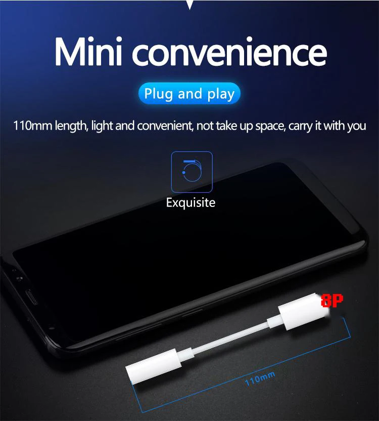 best seller audio headphone jack adapter connector cable wire for iphone to 3.5mm