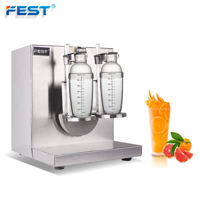 FEST 500ml 700ml Double Cups Shaker Bubble Tea Pearl Tea Drink Smoothie Shaver Machine