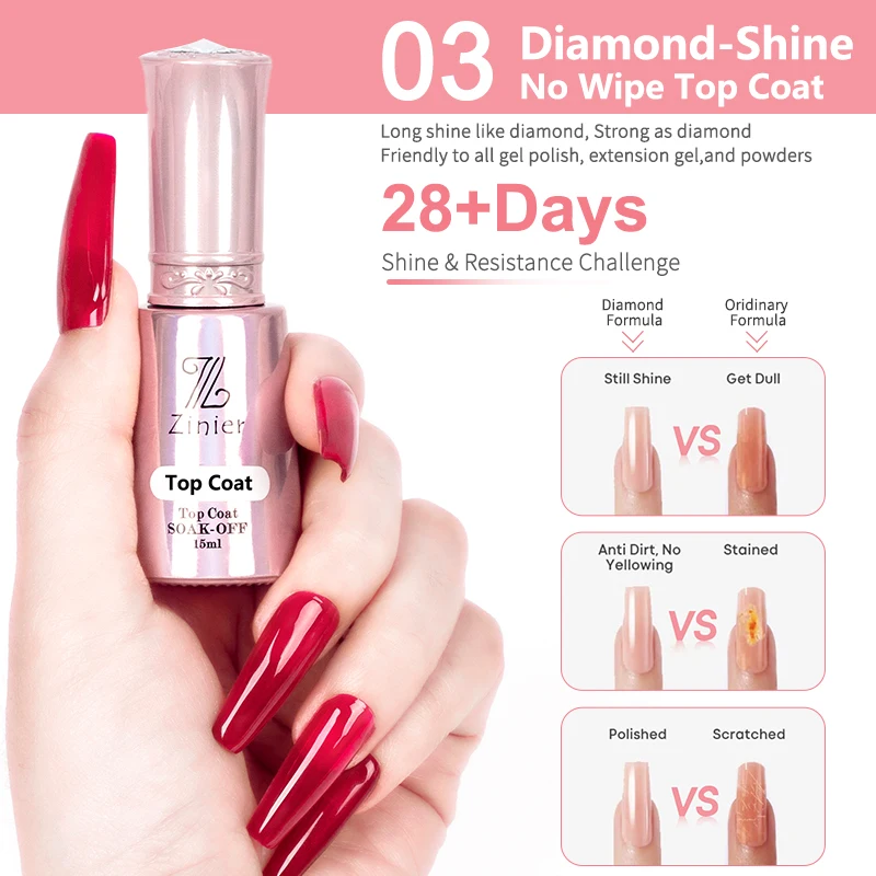QSHY Private Label Soak Off UV/LED 120 Color Resin Reflective Base Coat+Color Gel+Tempered Glossed Top Coat Gel Nail Polish Kit