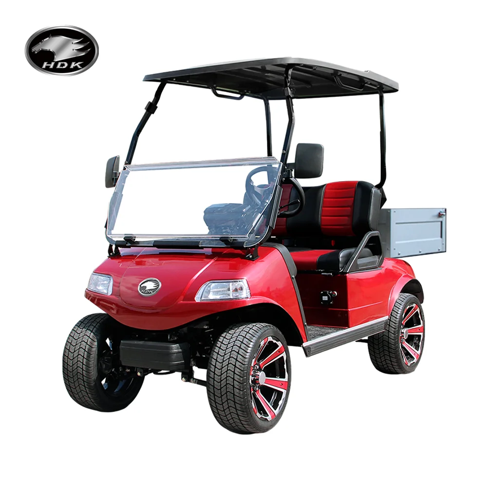 HDK EVOLUTION Electrical Power Scooters New Design Utility Vehicle 48V Lithium Battery Electric Golf Carts With Cargo Box