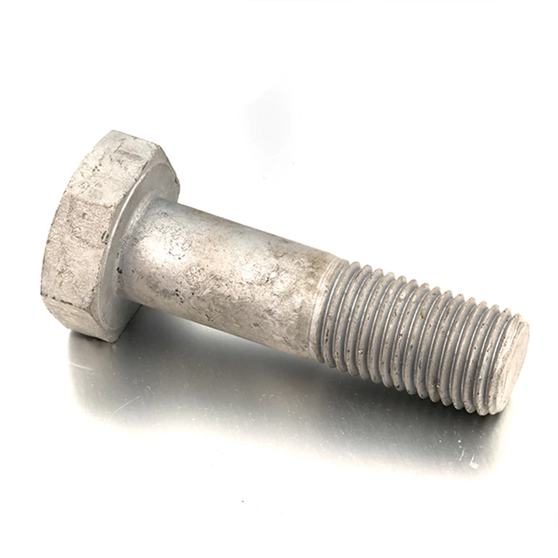 Крепеж высокопрочная желтая черная углеродистая сталь DIN933 DIN931 латунные тяжелые шестигранные болты и гайки