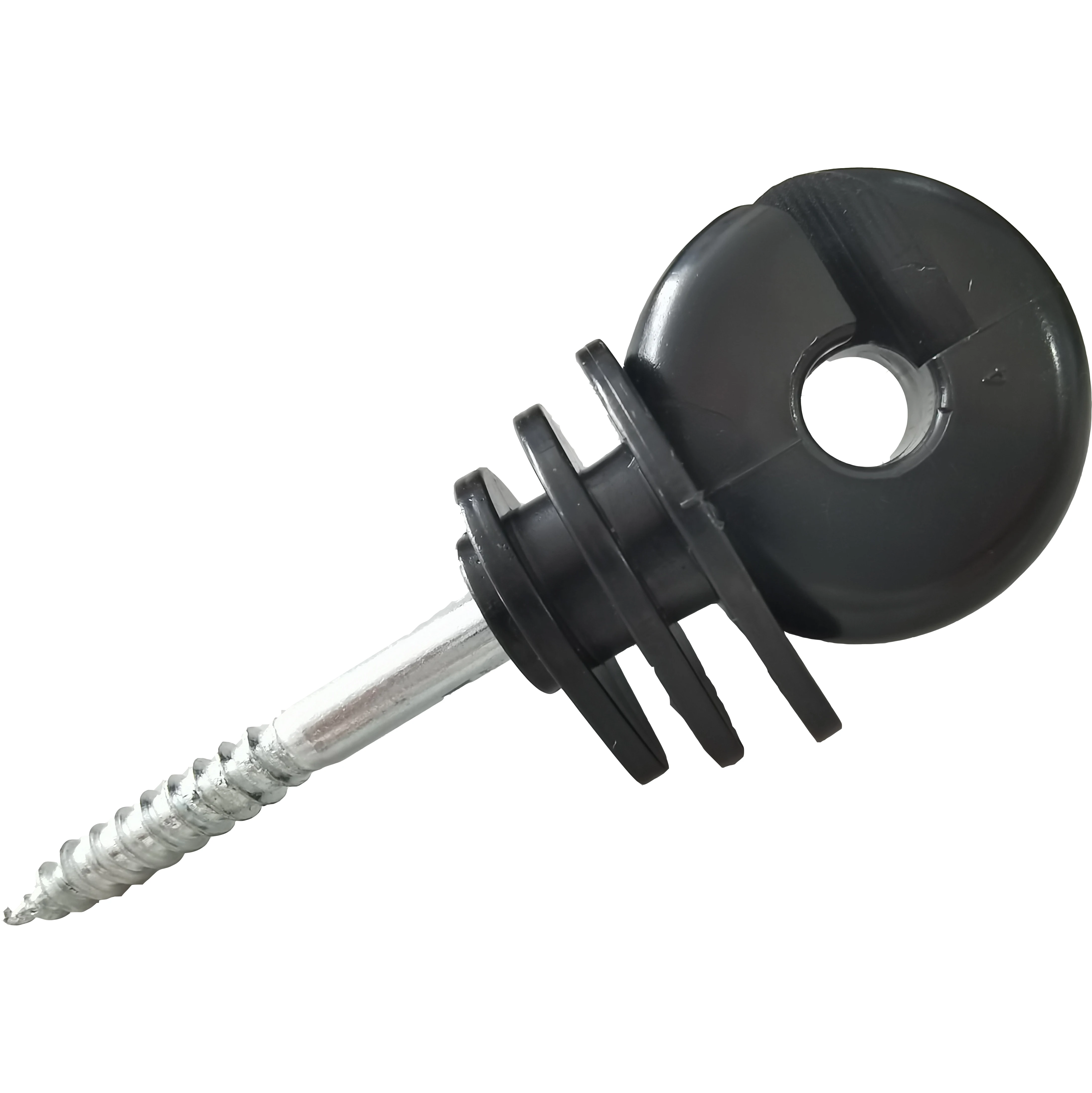 Plastic Wood Post Screw In Ring Pin Electric Fence Insulator
