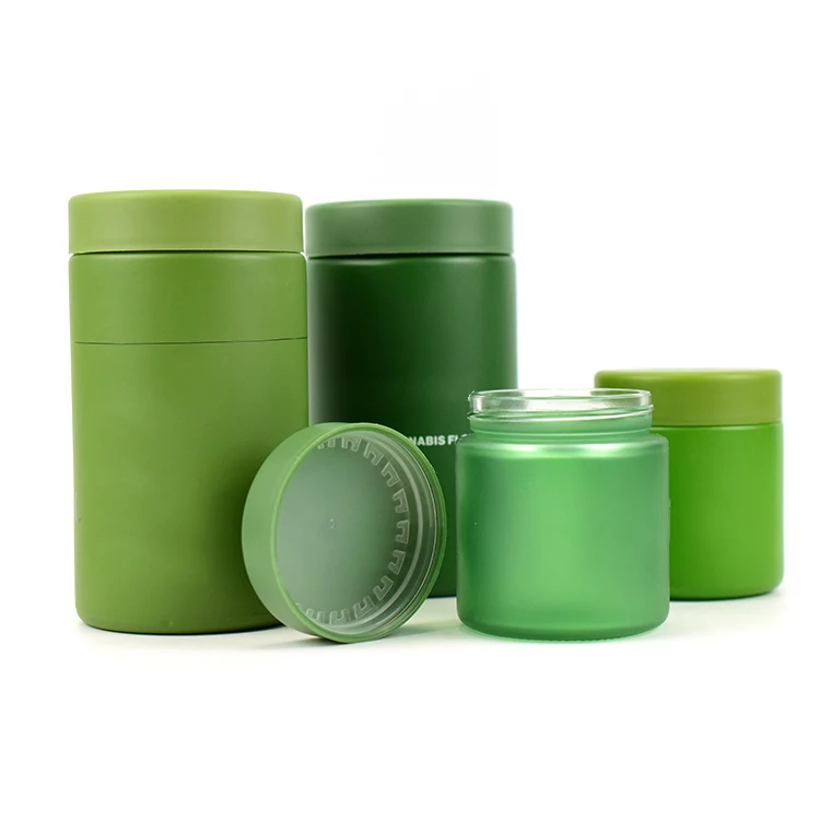 1oz 2oz 3oz 4oz 5oz 6oz 10oz 14oz 18oz custom printing logo child proof glass jar container glass jar with child resistant cap