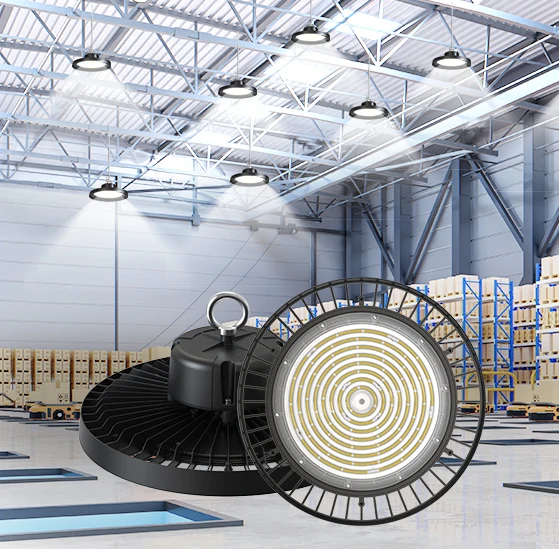 High Lumens Commercial Industrial LED Lighting Fixtures 100W 150W 200W 240W LED UFO High Bay Lights