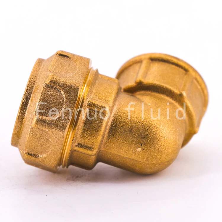 OEM&ODM  Customized Pipe brass forged PE Compression Fitting PPR Compression fitting