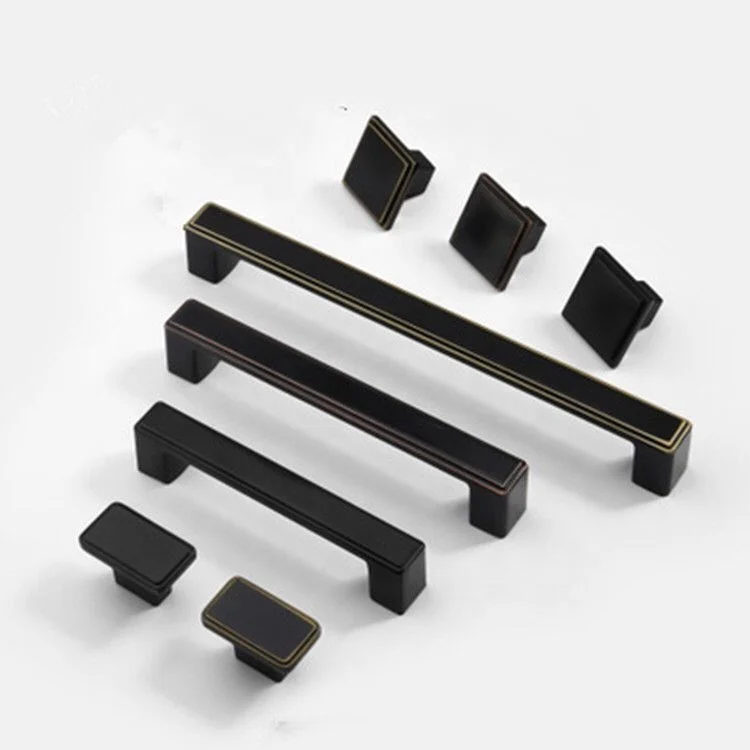 CX145-146 Furniture Hardware Bathroom Vanity Zinc Modern Handle Pull (CX145-146)