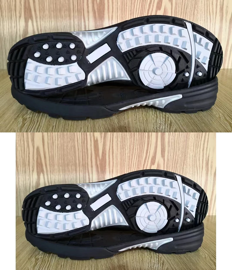 Распродажа двухцветная резиновая подошва для обуви без логотипа удобная амортизирующая