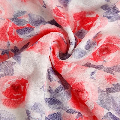 
Custom Organic Muslin Swaddle Bamboo Cotton Fabric Blanket Muslim Baby Blankets 