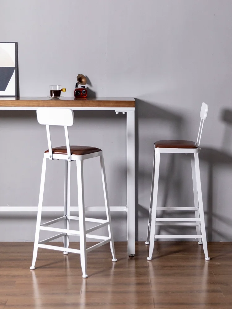 Wholesale High Quality Industrial  Bar Table and Chairs Set, Kitchen Bar Height Table with Stools Set of 2, Steel Frame