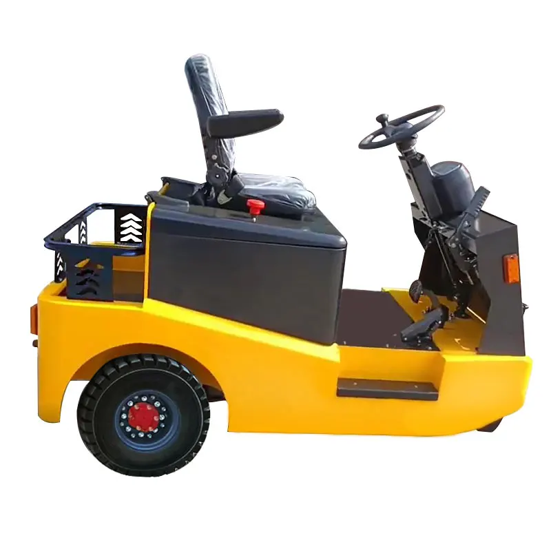 Airport Luggage Tow Tractor Electric Tractor Truck Airport Cargo Tractor 6 Ton Warehouse Equipment