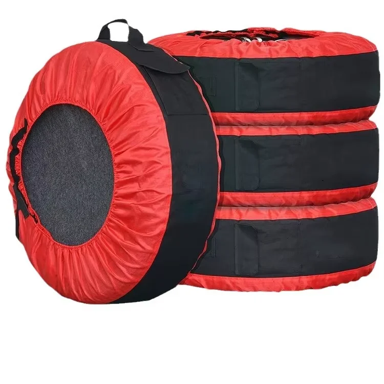 Лидер продаж на заказ 600D Оксфордский чехол для запасного колеса зимние регулируемые автомобильные покрышки подогрева снега водонепроницаемые шин