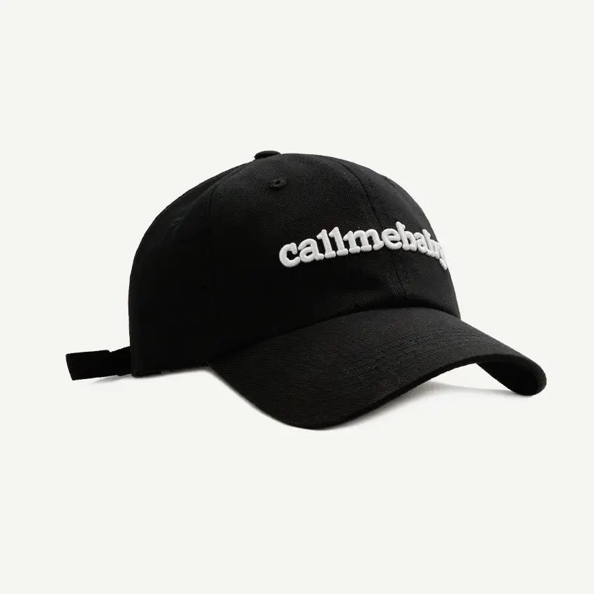 Versatile Embroidered Korean Daily Sports Matching Couples Spiny Top Soft Letter Cap Baseball Cap