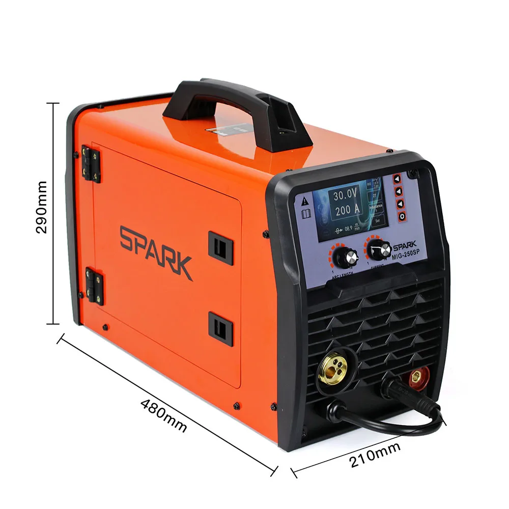 SPARK MIG-250  Double pulse Aluminum welding machine with LED DISPLAY