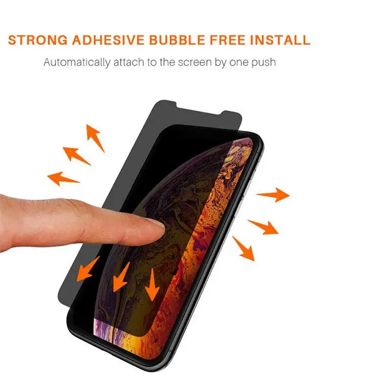 Amazon Hot Anti Spy Privacy Tempered Glass Screen Protector Factory Price For Iphone 11 12 13 14 Pro Max Xs Xr X Mica De Vidrio