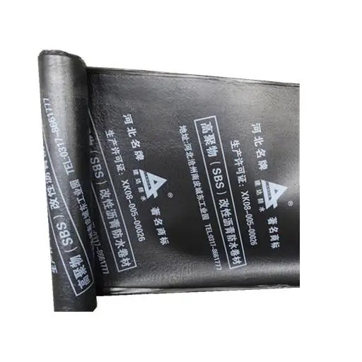 roof waterproof membrane Sample polyester base Torch-on 3mm SBS modified bituminous waterproof membrane with PE