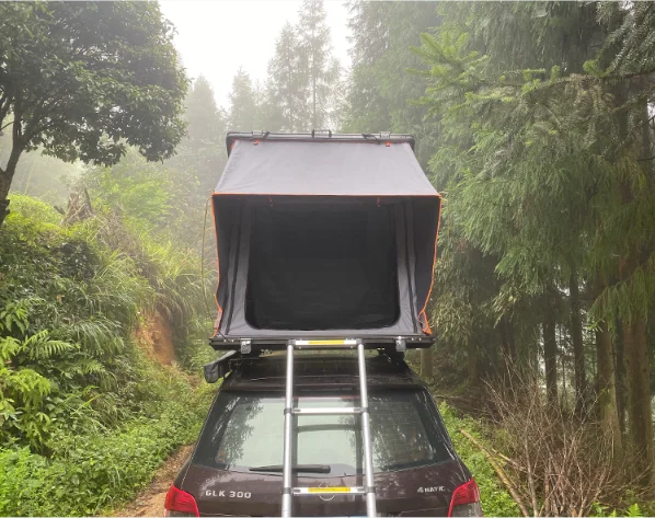 CLM High Quality The Roof Of The Car Roof Top Tent Hard Shell For Camping Waterproof