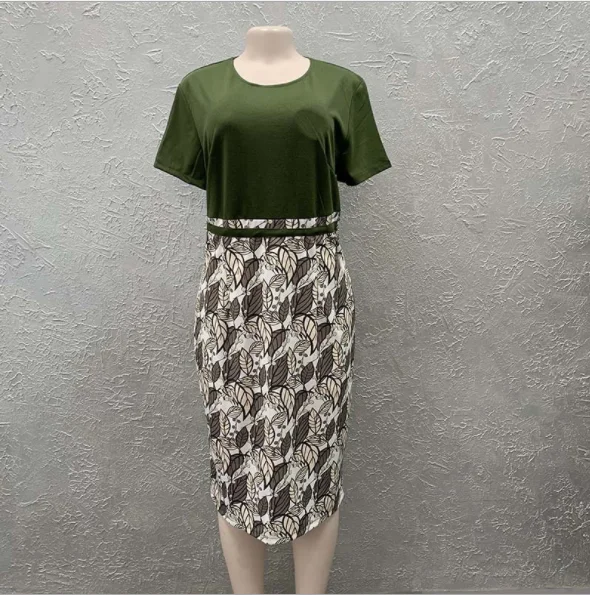 H & D Wholesale Price New Style African Women Coat Plus Size dress two-pieces Suit Ladies print Dress